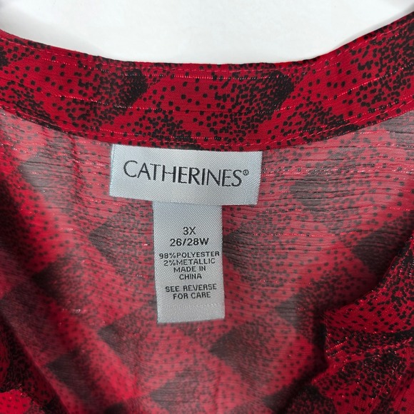 Catherines Button Up Womens 3X - Picture 4 of 5